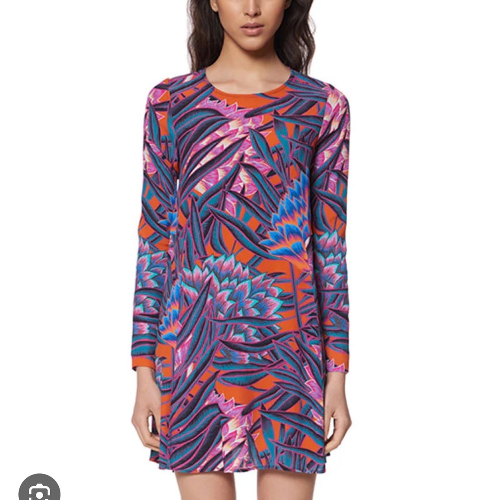 MARA HOFFMAN HERBARIUM SWING DRESS IN PERSIMMON